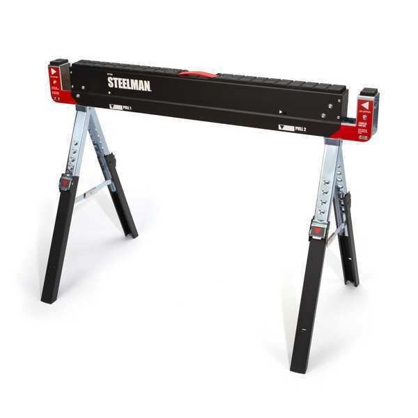 Sawhorse, Work Table, 42-9/64 in., Steel