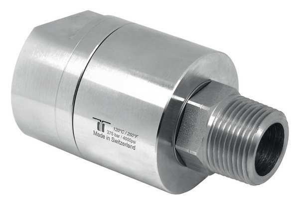 Rotary Union, NPTF X NPTM, ISO 9001, 30 RPM