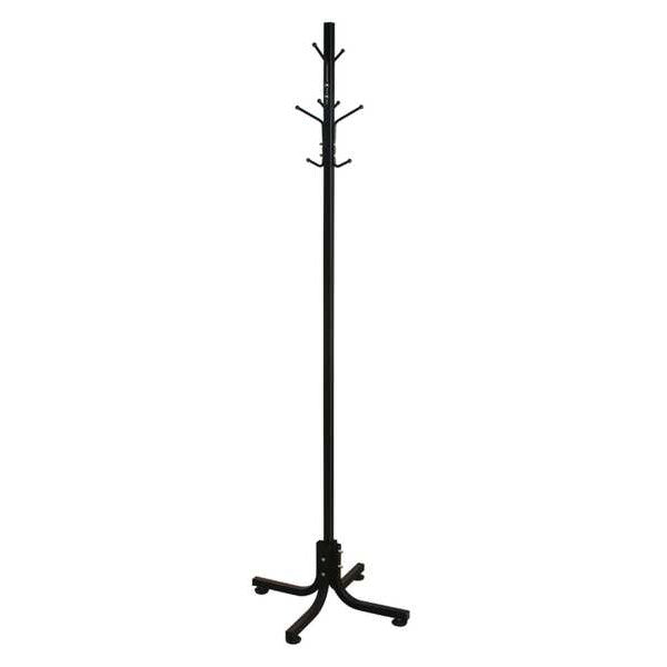 Coat Rack, Black, 21 in. D, 70 in. W