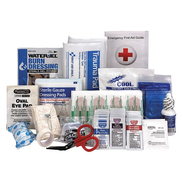First Aid Kit Refill, Paperboard, 25 Person