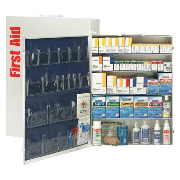 First Aid Kit, Metal, 200 Person