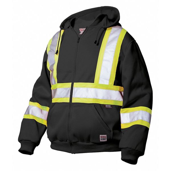 Large Hi-Vis Sweatshirt, Black