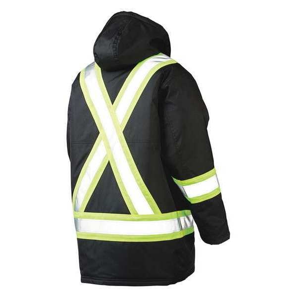 Men's Black Polyester Jacket size L