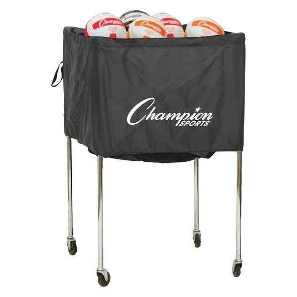 Ball Cart, 24.5in.LWx36in.H, Black Silver