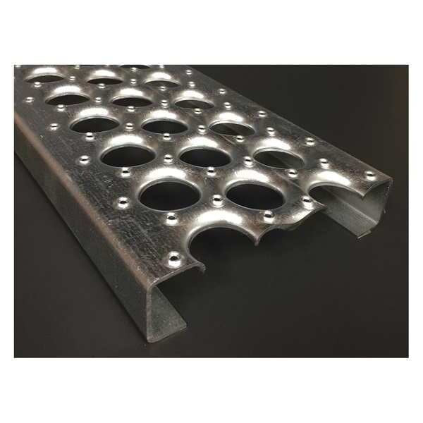 Anti-Slip Channel, 120 in. L, Grip, 2 in. H