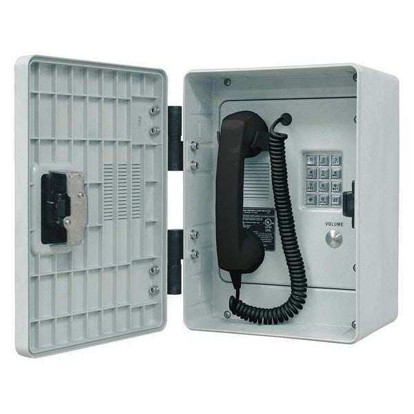 Weather Resistant Telephone, VoIP, Gray