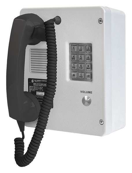 Telephone, Handset, VoIP, Gray