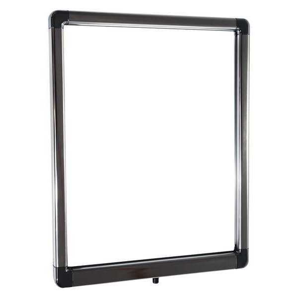 Sign Frame, Polished Chrome, 14 in. H