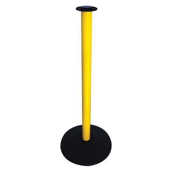 Flat Top Rope Post, Yellow Aluminum