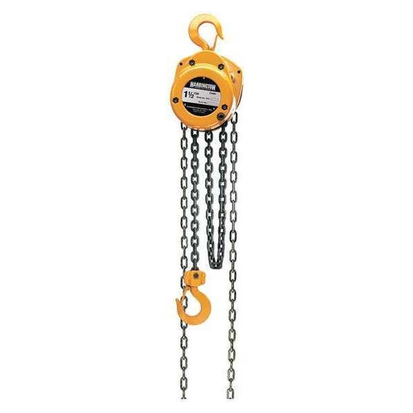 Manual Chain Hoist, 3000 lb., Lift 15 ft.