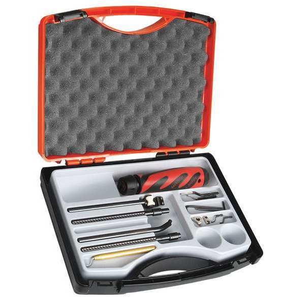 Deburring Tool Set, Plastic, Hi Speed Stl.