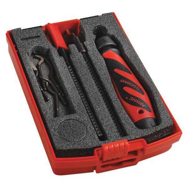 Deburring Tool Set, Plastic, Hi Speed Stl.