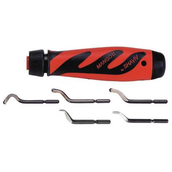 Deburring Tool Set, Plastic, Hi Speed Stl.