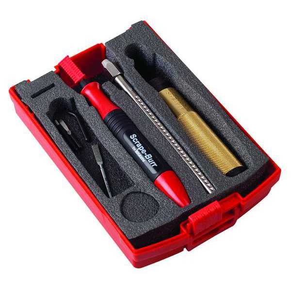 Deburring Tool Set, Plastic, Hi Speed Stl.