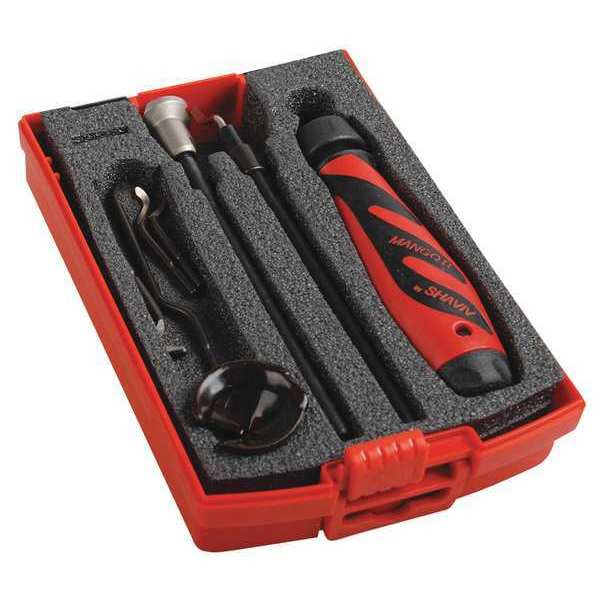 Deburring Tool Set, Plastic, Hi Speed Stl.