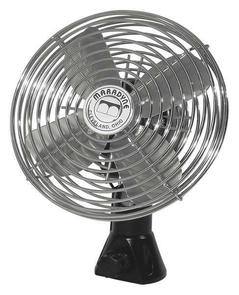 Bolt-On Fan, 1.3A, ChromePlatedSteel, 24VDC