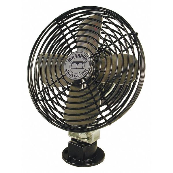 Bolt-On Fan, 1.4A, ChromePlatedSteel, 24VDC