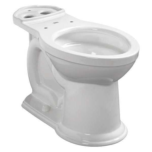 Toilet Bowl, 1.28 gpf, Gravity Fed, Floor Mount, Elongated, White