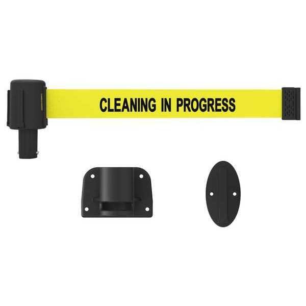 Belt Barrier, Cleaning in Progress