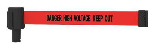 Belt Barrier, Danger Hgh Voltage Keep Out