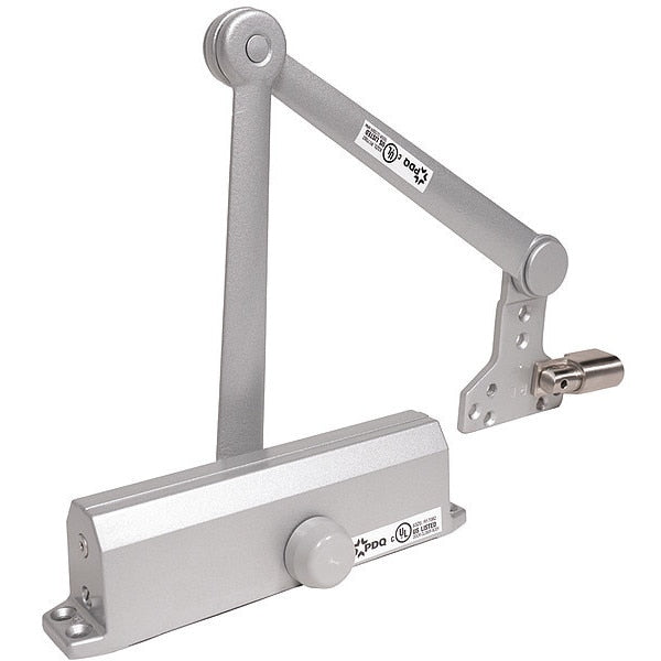 Manual Hydraulic PDQ 3100 Light Commercial Closer Light Duty Interior and Exterior, Aluminum