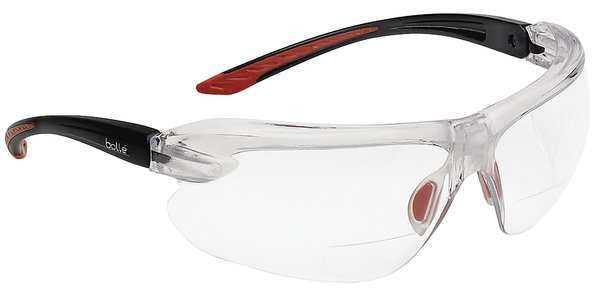 Safety Reader Glasses, +2.5 Diopter, Clear