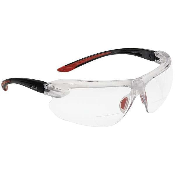 Safety Reader Glasses, +3.0 Diopter, Clear