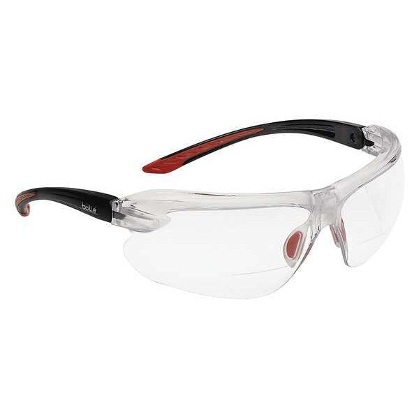 Safety Glasses, Wraparound Clear Polycarbonate Lens, Anti-Fog, Scratch-Resistant