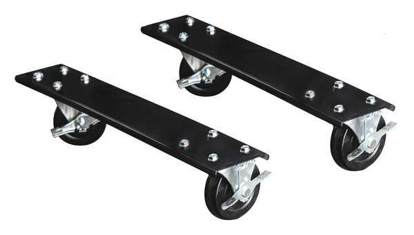 Caster Kit, Powder Coat, 26-1/2in.D x 4inW