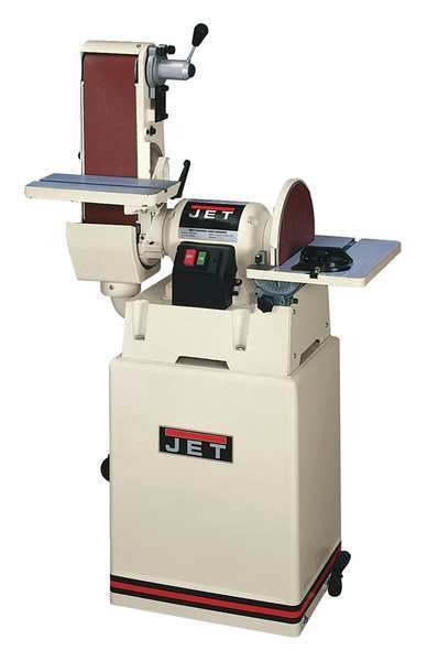 Disc Sander, 1 1/2 hp, 12 in Disc Dia, 1725 RPM Disc Speed, Corded, 115/230 V