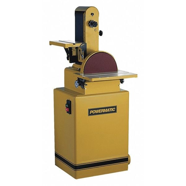 Disc Sander, 1 1/2 hp, 12 in Disc Dia, 2375 RPM Disc Speed, Corded, 115 V