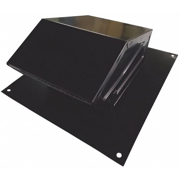 Roof Cap, 4 in. Fits Duct Size, Aluminum