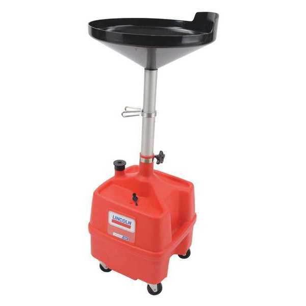 Portable Oil Drain, Plastic, 8 gal.