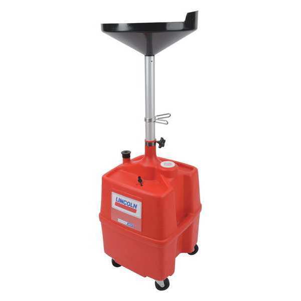 Portable Oil Drain, Plastic, 18 gal.