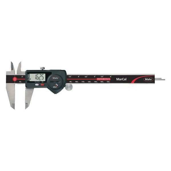 Digital Caliper, 0.001 in. Res., SS, IP67