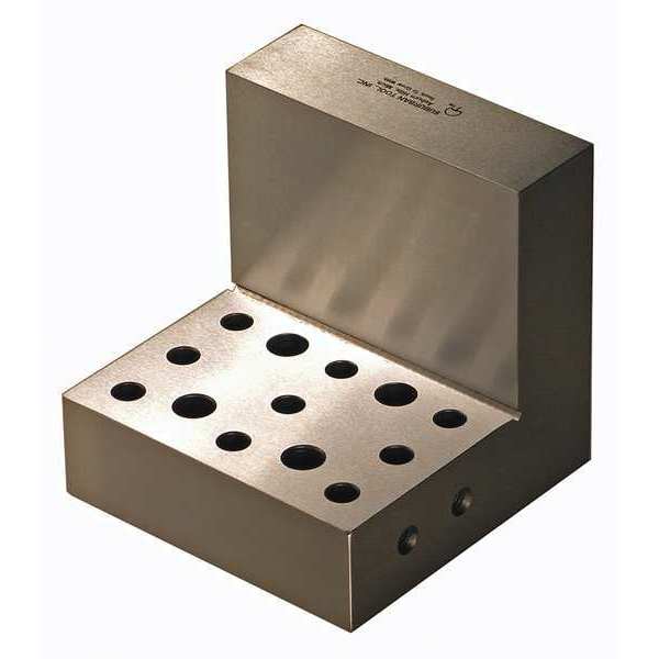 Angle Plate, 4 in. D, 4 in. H, Ground