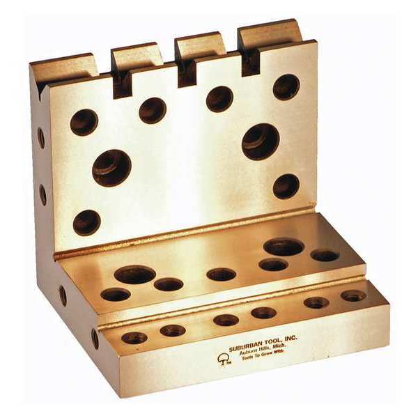 Angle Plate, 4in. D, 4-1/2 in. H, Ground, PR