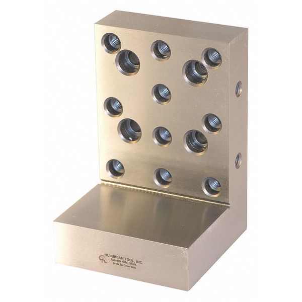 Angle Plate, 4 in. D, Ground