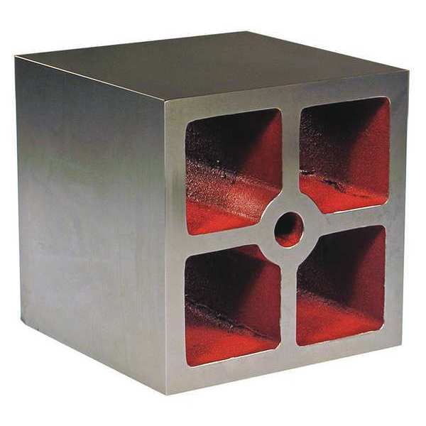 Box Parallel, 8in.H, 8in.L, 8in.W, Milled