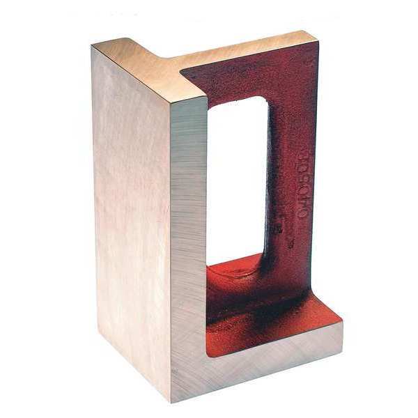 Angle Iron, 6 in. D, 8 in. H, Machined