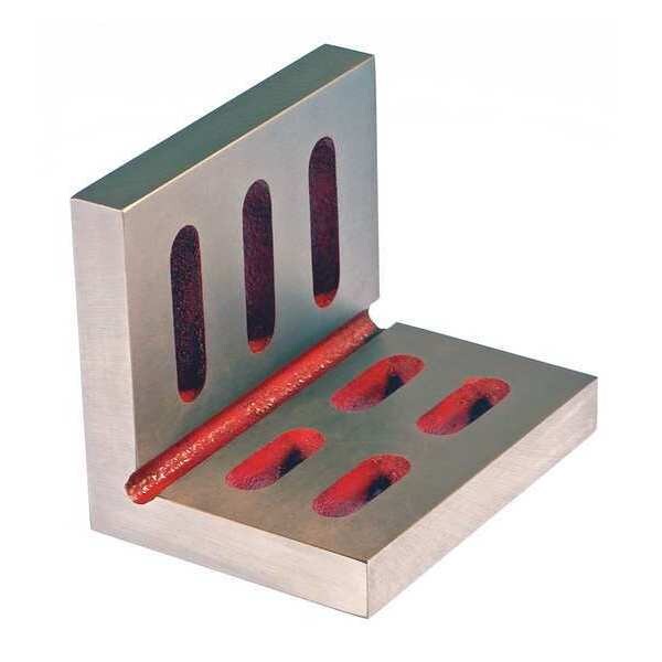 Angle Plate, 6 in. D, 7 in. H, Machined