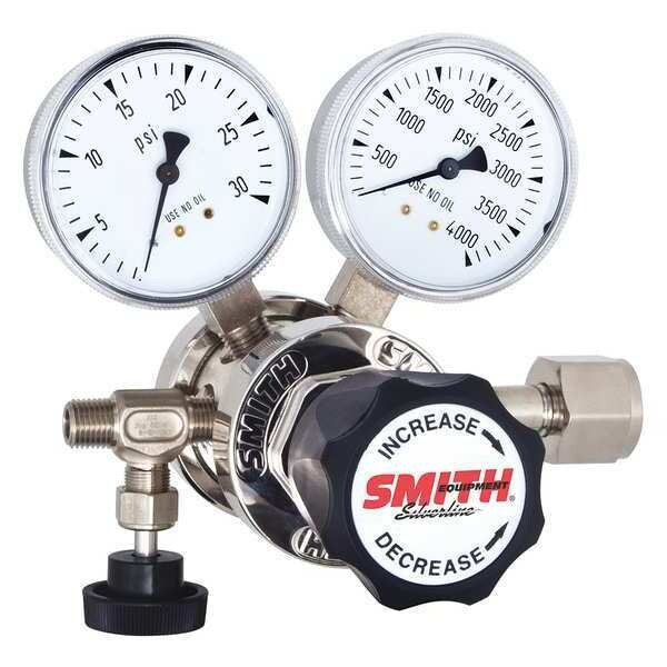 Specialty Gas Regulator, Two Stage, CGA-590, 0 to 100 psi, Use With: Industrial Air
