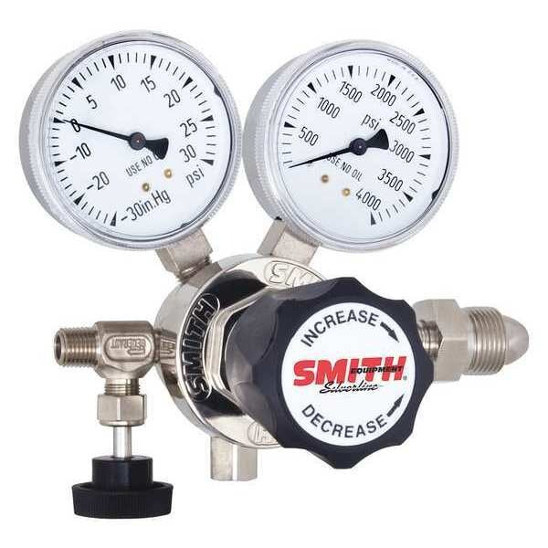 Specialty Gas Regulator, Single Stage, CGA-590, 0 to 50 psi, Use With: Industrial Air