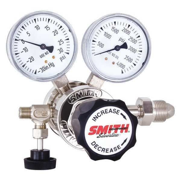 Specialty Gas Regulator, Single Stage, CGA-580, 0 to 50 psi, Use With: Argon, Helium, Nitrogen