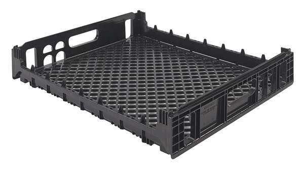 Bun Basket, Double Layer, Black, Stackable