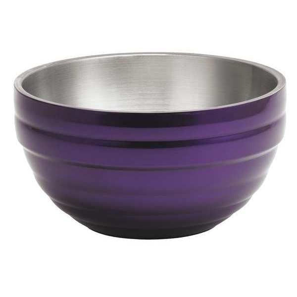 Bowl, 10-3/32 qt., Stainless Steel Purple