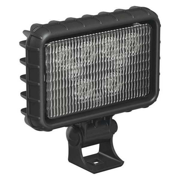 Work Light, Black, Trapezoid Beam Pattern