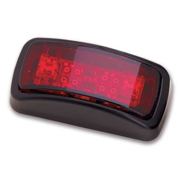 Clearance Marker Lamp, Black/Red, ABS