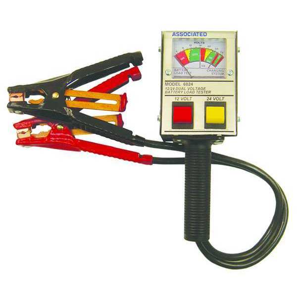 Battery Tester, Analog, 12 to 24V, 125A