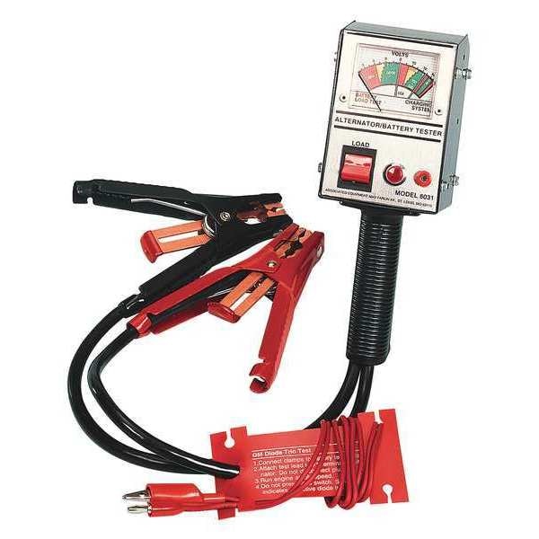 Battery Tester, Analog, 6 to 12V, 125A